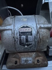 Handler Red-Wing 26A Dental Polishing Lathe 1/4 HP with Hoods & Accessories.