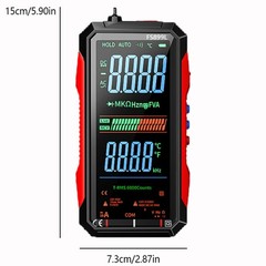 Digital Multimeter Tester Auto-Ranging TRMS 6000 Counts Voltmeter Colour Display
