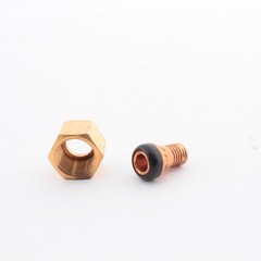 Viega 57003 PureFlow Bronze PEX Press Lav Adapter with 1/2″ by 1/2″ Press x Lav