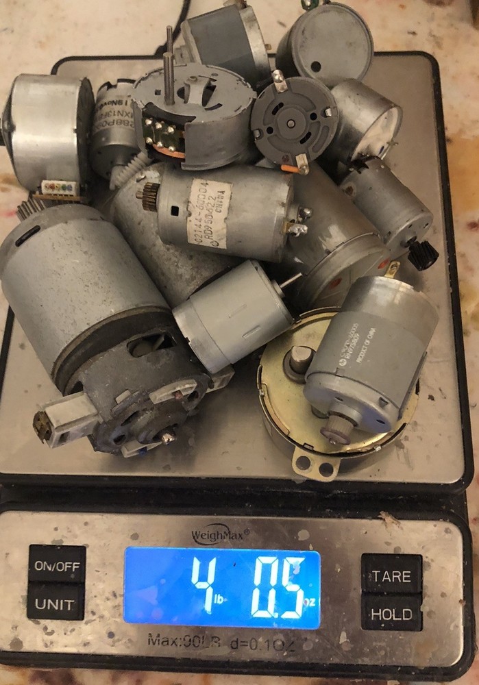 Scrap Motors 4 Pounds Small Electronic Parts Only Crafts Miscellaneous Small