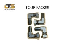 1/4″ Male Pipe NPT x 1/4″ Female Swivel NPSM 90° Adapter 1501-04-04 FOUR PACK!!!