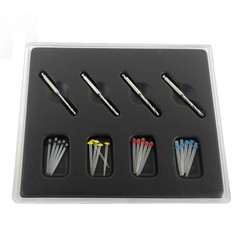 Dental Endodontic Posts Endo Fiber Post Kit 1.2mm 1.4mm 1.6mm 1.8mm +4* Drills