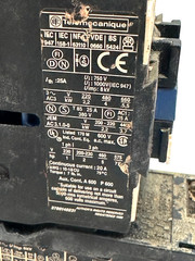 TELEMECANIQUE MAGNETIC CONTACTOR, 20 A, 10-18 CU, 110/240 V