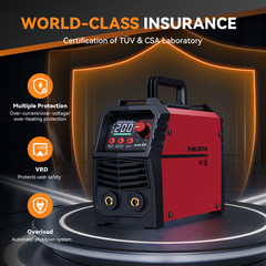Stick Welder 200Amp ARC/MMA/Lift TIG Welding Machine 110V/220V & Welding Gloves