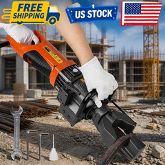 900W Electric Rebar Bender, 5/8 in #5 16 mm Rebar Bender Tool Hand Hydraulic