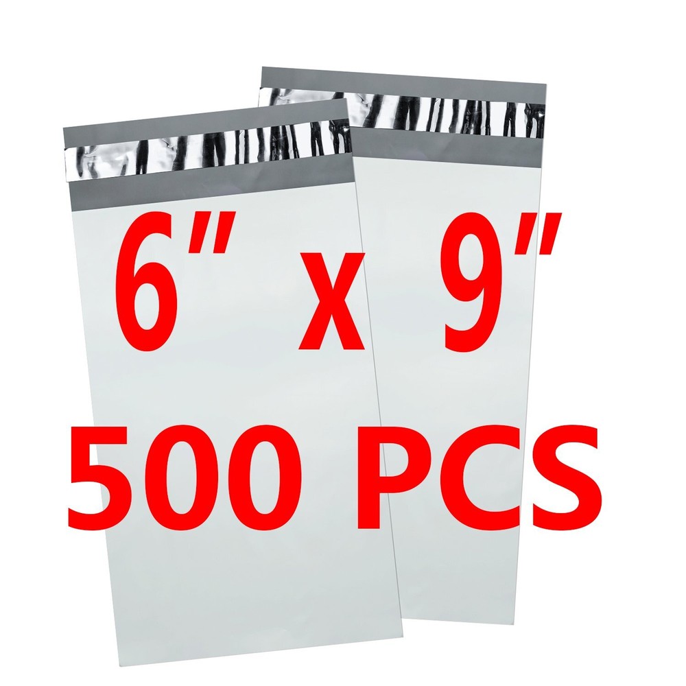 500 pcs 6″x9″ 2.5MIL Poly Mailers Shipping Bags Envelopes Packaging Premium Bag