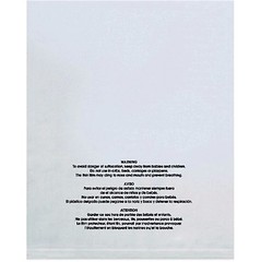 1000 Pack 18×24 Suffocation Warning Self Seal Clear Poly Bags 1.5MIL 18″ x 24″