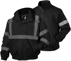 High Visibility Reflective Jackets for Men, Waterproof Safety Jacket for Men wit