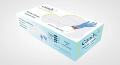 CANDY NITRILE GLOVES Case of blue nitrile gloves 1000 pcs (10 packs of 100)
