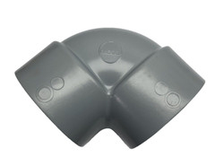 F439 NIBCO 90°ELBOW FITTING PIPE FEM SOCKET x FEM SOCKET 6″ SCH80 CPVC NSF-PW