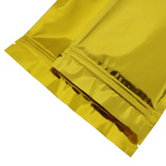 Flat Double-Sided Glossy Gold Mylar QuickQlick™ Bags Variety QTY Sizes