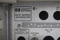HP 83712B Synthesized CW Generator 10Mhz to 20Ghz With Options 1E1, 1E8, 1E9