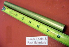 1/2″ C360 BRASS SOLID ROUND ROD 8″ long H02 .50″ OD New Lathe Bar Stock 1/2 Hard