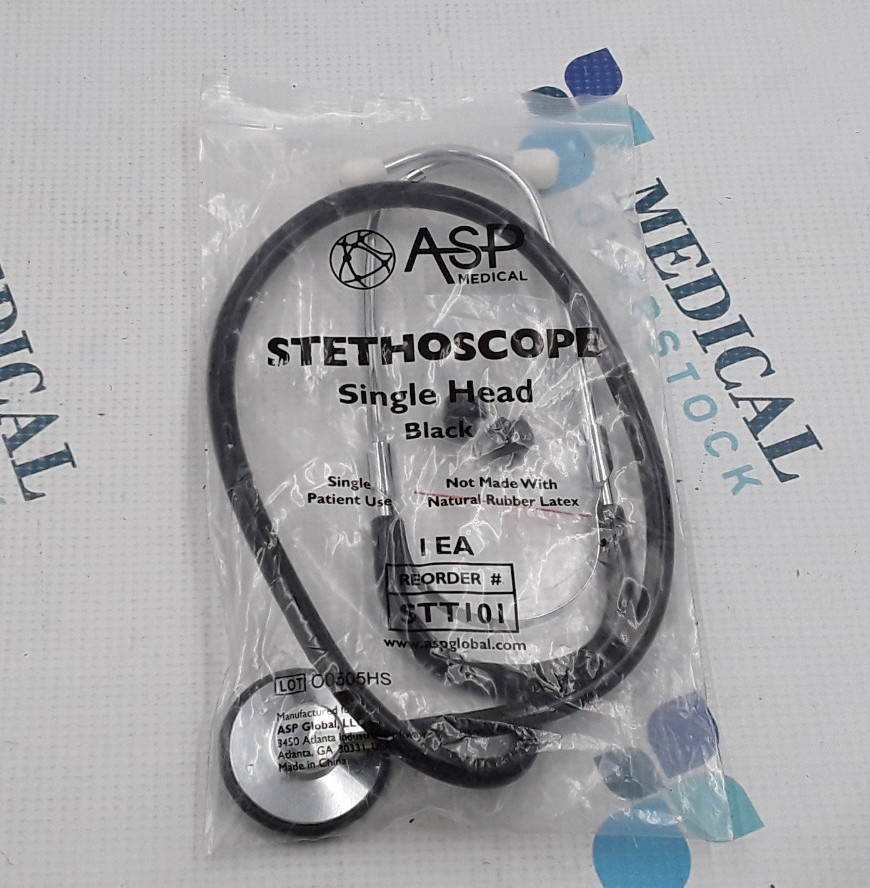 ASP Medical Stethoscope Single Head Black STT101