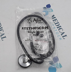 ASP Medical Stethoscope Single Head Black STT101
