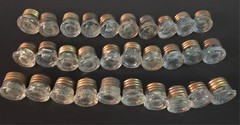 lot of 30 Eagle / GEM / GE Glass Plug Fuse 30 Amp Screw in style fuses