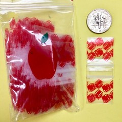 3434 MINI ZIP DESIG BAGS 3/4″ X 3/4″ / 10 DSN PREMIX 1000PCS 2.5MIL READ DETAILS