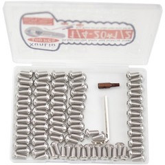 1/4-20X1/2 Button Head Socket Cap Screws, 304 Stainless 1/4-20X1/2, Silver