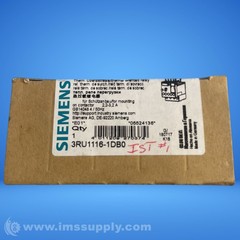 Siemens 3RU1116-1DB0 Thermal Overload Relay FNOB