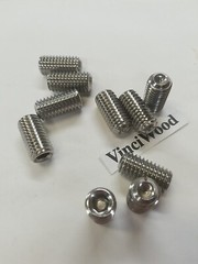 1/2 -13 x 1″ Socket Set Screws (10) 18-8 Stainless, Cup Point