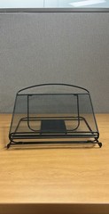 Safco Onyx 12.25″ x 12.25″ Steel Mesh Adjustable Laptop Stand