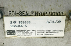 Von Ruden Rol-Seal RSA04K-A Hydraulic Motor