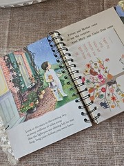 LGB About God Hardcover Junk Journal Wire Bound Scrapbook Vintage Upcycled Book