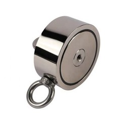 500 – 1300Lbs Pull Force Double Sided Strong Fishing Magnet Kit Rope Carabiner