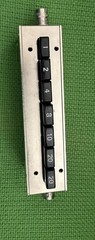 JFW 50B-001 50 Ohm Pushbutton Attenuator DC-750 MHz 0-65dB x 1dB – USED
