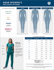 Adar Pop-Stretch Junior Fit Women’s 36″ Tab-Waist Lab Coat