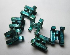 100-PACK HUBBELL RACO 975 GROUNDING CLIPS GREEN 10/12/14 AWG COPPER/ ALUMINUM