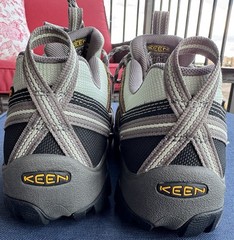 KEEN Flint Low Women’s Size 8 Wide Steel Toe Work Shoes Brown Leather NEW OP BOX
