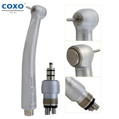 COXO High Speed Turbine LED Handpiece Self Power NSK QD-J Sinol 4 Hole Coupler