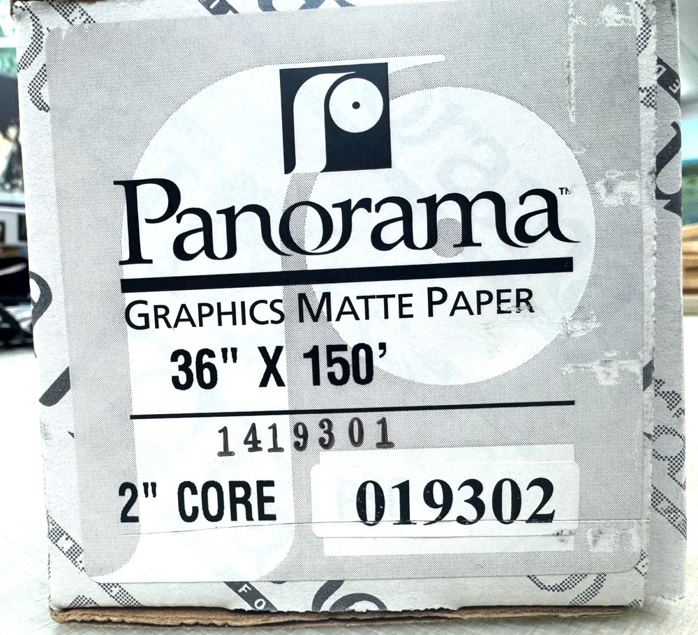 International Paper Panorama Graphics Matte Paper 36”x150′ 97 Gram Paper