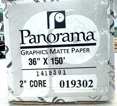 International Paper Panorama Graphics Matte Paper 36”x150′ 97 Gram Paper