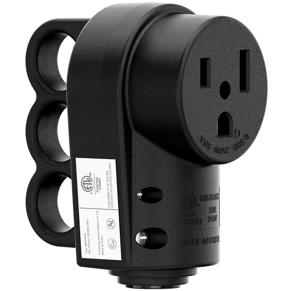 Nema 6-50R 50Amp 250V Female Welder Receptacle, 50A 250V Welder 3-Prong Female,