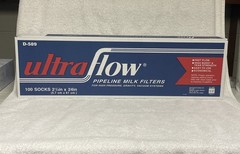 Ken AG Ultra Flow Milk Filter Socks 2-1/4″ X 24″ 100 Count