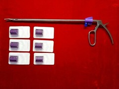 Laparoscopic Hemo-Lock Applier 10mmx330mm with 6pc Cartridge Surgical instrument