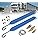 2pcs Hood Springs, Cable and Stud Bolts w/Retaining Rings, Fit for Peterbilt 357