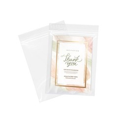 WEPOLY – 5″ x 7″(1000 Count) Clear Plastic Reclosable Zip Bags – 2 Mil Zipper…