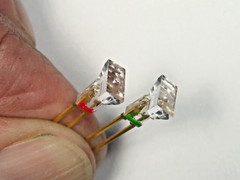 Qty 2: Rare Vintage Western Electric LEDs Historic NOS “Wedge Style”