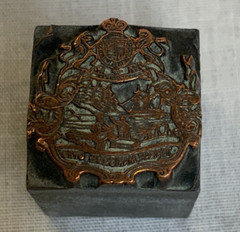 Vintage Letter Press Print Block