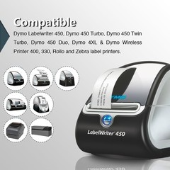 45X Dymo 30256 Labels 2-5/16″x4″ Shipping Labels for Dymo LW 450 4XL Rollo Zebra