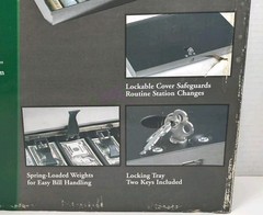 LOCKING Covered Cash Tray METAL 2.25″ x 15&7/8″ x 11.25″ Item # 463-364