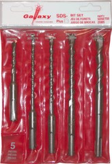 Thunder Twist SDS-Plus Sets (1/2 x 6, 3/8 x 6, 1/4 x 6, 3/16 x 6, 1/4 x 4)
