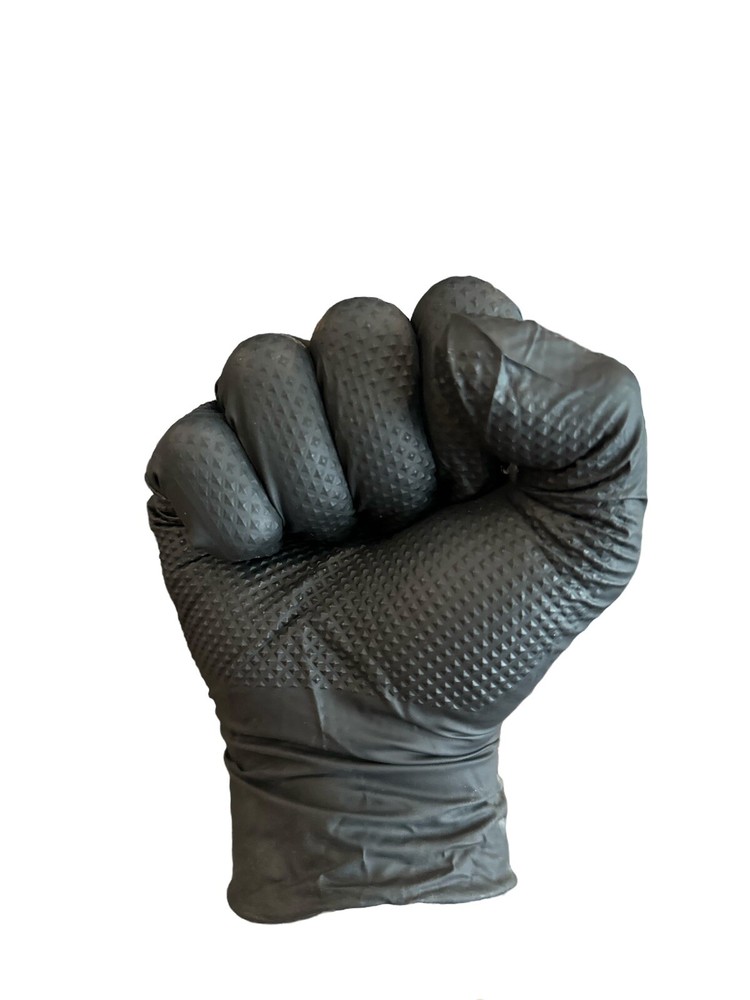 Diamond Grip 8MIL Nitrile Gloves – Black, XL Size (Pack of 100)