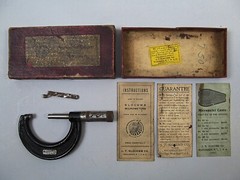 Slocomb Outside Micrometer Caliper 2″ No. 27 In Original Box Vintage