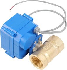 HFS(R) Brass Motorized Ball Valve Electrical Normally Closed – 3/4″ NPT