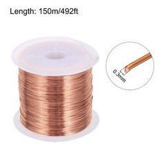 0.3mm Magnet Wire 492ft Enameled Copper Wire 100g for Transformers Inductors