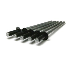 Aluminum Pop Rivets #4-4, 1/8″ x 1/4″ Grip Black Blind Rivet Bulk Box 10,000pcs
